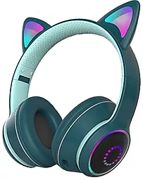 Бездротові навушники котики з вушками Tucci AKZ-K26 Green
