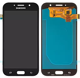 Дисплей Samsung Galaxy A7 A720 2017 с тачскрином, (OLED), Black