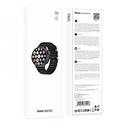 Смарт-часы Hoco Smart Sports Watch Y18 (Call Version) Black - миниатюра 2