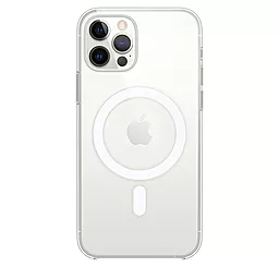Чехол Apple Silicone Case с MagSafe iPhone 12 Pro Max Clear - миниатюра 4