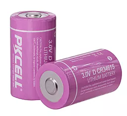 Батарейка PKCELL CR34615 (D) 3.0V 12000 mAh 1шт - миниатюра 3