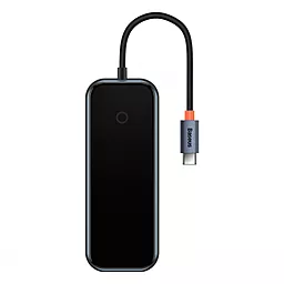 Мультипортовый USB Type-C хаб Baseus AcmeJoy 5-in-1 Gray (WKJZ010213) - миниатюра 2