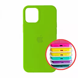 Чехол Silicone Case Full для Apple iPhone 14 Pro Max Party Green - миниатюра 2