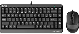 Комплект (клавіатура+мишка) A4Tech Fstyler F1110 Grey