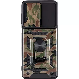 Чехол Epik Camshield Serge Ring Camo для Samsung Galaxy A13 4G Army Brown - миниатюра 2