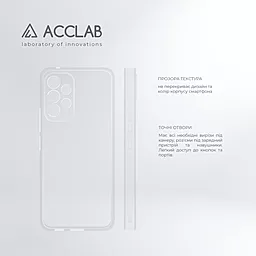 Чехол ACCLAB TPU для Samsung A53 5G Transparent - миниатюра 5