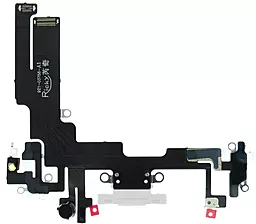 Нижний шлейф Apple iPhone 14 c разъемом зарядки, гарнитуры, синхронизации и микрофоном Original Starlight - миниатюра 2