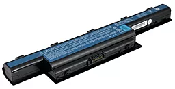 Акумулятор для ноутбука Acer AS10D7E eMachines E642 / 10.8V 5200 mAh / Black