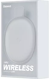 Беспроводное (индукционное) зарядное устройство Baseus Jelly Wireless Charger 15W White (WXGD-02) - миниатюра 4