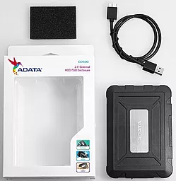 Корпус ADATA ED600 для 2.5" HDD/SSD (AED600-U31-CBK) - миниатюра 3