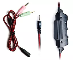 Навушники REAL-EL GDX-7600 Black/Red (EL124100028) - мініатюра 4