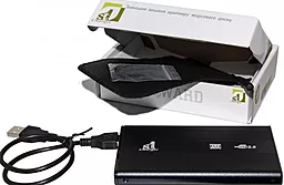 Кишеня для HDD 1StCharger SATA HDD/SSD 2.5" USB 2.0 (HDE1STU2520B) Black