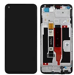 Дисплей Realme 8s 5G с тачскрином и рамкой, оригинал, Black