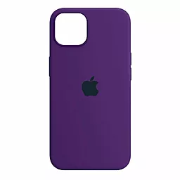 Чехол Silicone Case Full для Apple iPhone 15 Pro Max Grape