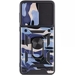 Чехол Epik Camshield Serge Ring Camo для Samsung Galaxy A73 5G Army Purple - миниатюра 3
