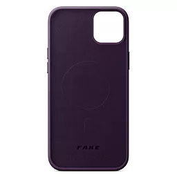 Чехол ArmorStandart FAKE Leather Case для Apple iPhone 14 Plus Dark Cherry (ARM64395) - миниатюра 2