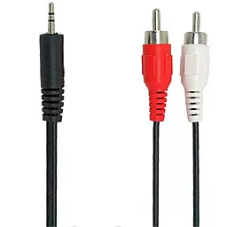Аудіо кабель REAL-EL Aux mini Jack 3.5 mm - 2хRCA M/M Cable 1.8 м black (EL123500042)