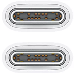 USB PD Кабель Apple Original Woven Charge A2795 USB Type-C - Type-C Cable White (MQKJ3ZM/A) - мініатюра 3