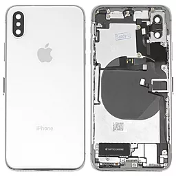 Корпус для Apple iPhone X повний комплект зі шлейфами Silver