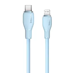 USB PD Кабель Baseus Pudding Series 20W 3A 2M USB Type-C - Lightning Cable Blue (P10355701311-00) - миниатюра 3