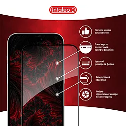 Защитное стекло Intaleo Full Glue для Apple iPhone 14 Pro Max  Черный (1283126542107) - миниатюра 3