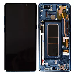 Дисплей Samsung Galaxy Note 8 N950 з тачскріном і рамкою, original PRC, Blue