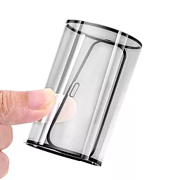 Гибкое защитное стекло CERAMIC Pro 3D Apple iPhone 12 Pro Max Black - миниатюра 2