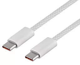 Кабель USB PD Baseus Dynamic 20V 5A USB Type-C - Type-C Cable White (CALD000202) - миниатюра 3