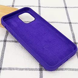 Чехол Silicone Case Full для Apple iPhone 14 Plus Ultra Violet - миниатюра 3