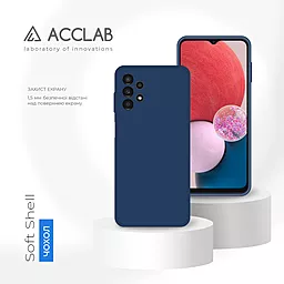 Чехол ACCLAB SoftShell для Samsung Galaxy A13 4G Blue - миниатюра 4
