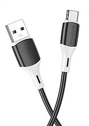 Кабель USB Borofone BX79 Silicone 3A USB Type-C Cable Black - миниатюра 2
