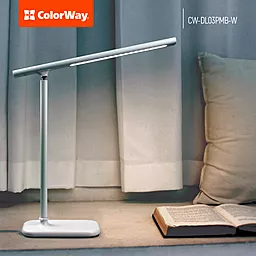 Настольная LED лампа ColorWay Portable Magnet (CW-DL03PMB-W) - миниатюра 11