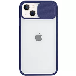 Чехол Camshield mate TPU со шторкой для камеры для Apple iPhone 13 Синий