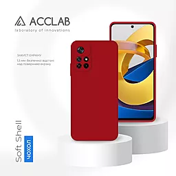 Чехол ACCLAB SoftShell для Xiaomi Poco M4 Pro 5G Red - миниатюра 4