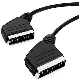 Відеокабель Cablexpert SCART М-М 21-pin 1.8м Black (CCV-518)
