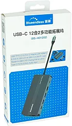 USB Type-C хаб Blueendless 7-in-1 black (CA913886) - миниатюра 4