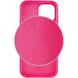 Чехол Silicone Case Full для Apple iPhone 15 Pro Barbie Pink - миниатюра 3
