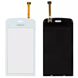 Сенсор (тачскрин) Nokia C5-03, C5-06 (original) White