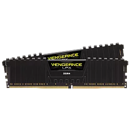 Оперативная память Corsair Vengeance LPX Black 16Gb KIT(2x8Gb) DDR4 PC2400 (CMK16GX4M2Z2400C16)