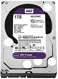 Жесткий диск Western Digital Purple 1TB 64MB 5400rpm 3.5 SATA III (WD10PURZ_)
