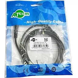 Аудио кабель Atcom AUX mini Jack 3.5mm M/M Cable 1.8 м black (17435) - миниатюра 4