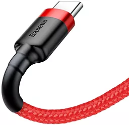 USB Кабель Baseus Cafule 2M USB Type-C Cable Red (CATKLF-C09) - мініатюра 4