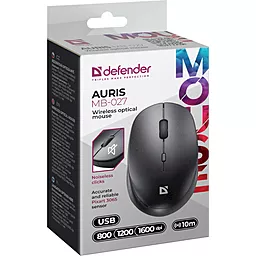 Компьютерная мышка Defender Auris MB-027 Black (52027) - миниатюра 5