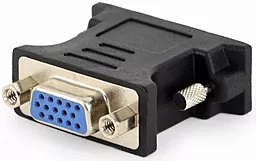 Видео переходник (адаптер) Cablexpert DVI (24+5 пин) - VGA (A-DVI-VGA-BK) черный - миниатюра 2
