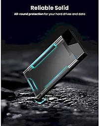 Карман для HDD Ugreen US221 USB-C 2.5" SATA III Hard Drive Enclosure 2.5" USB (50743) - миниатюра 10