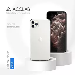 Чехол ACCLAB TPU для Apple iPhone 11 Pro Max  Transparent - миниатюра 3