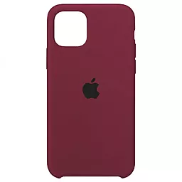 Чехол Silicone Case для Apple iPhone 11 Pro Max Garnet - миниатюра 1