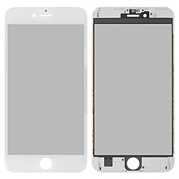 Корпусне скло дисплея Apple iPhone 6S Plus (з OCA плівкою і поляризаційною плівкою) with frame White