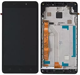 Дисплей Lenovo P1m Vibe P1mA40 з тачскріном і рамкою, Black