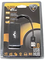 USB хаб Frime 4 х USB 2.0 (FH-20030) Black - миниатюра 3